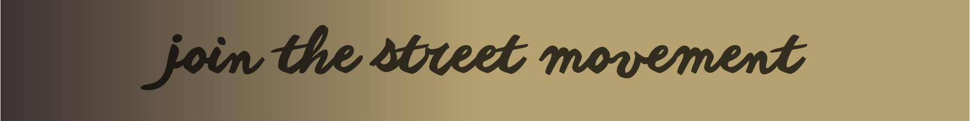 join the street movement
